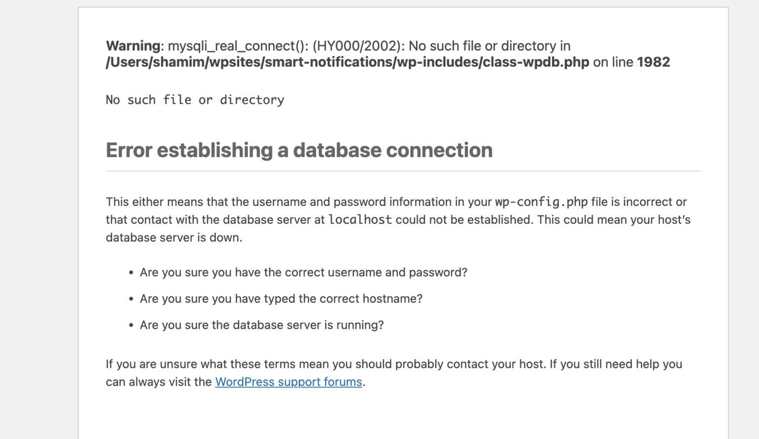 How to Fix “Valet localhost shows a database connection error” Issue ...